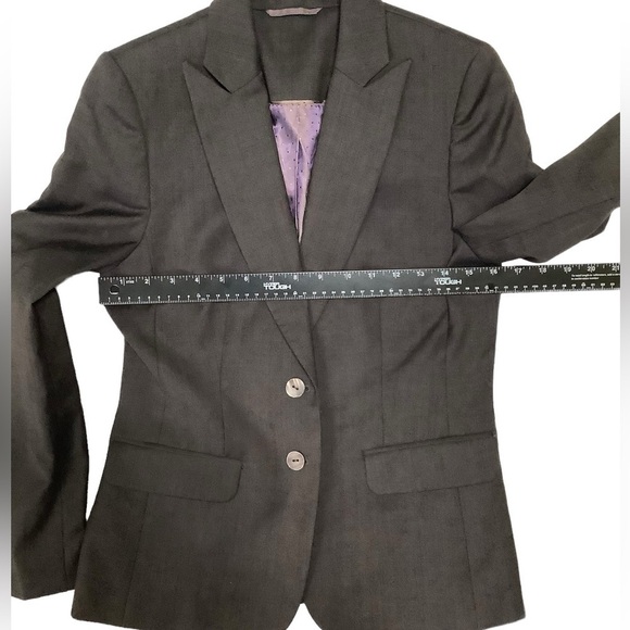 Austin Reed Blazer Sz 8 2-button Gray - Picture 6 of 7